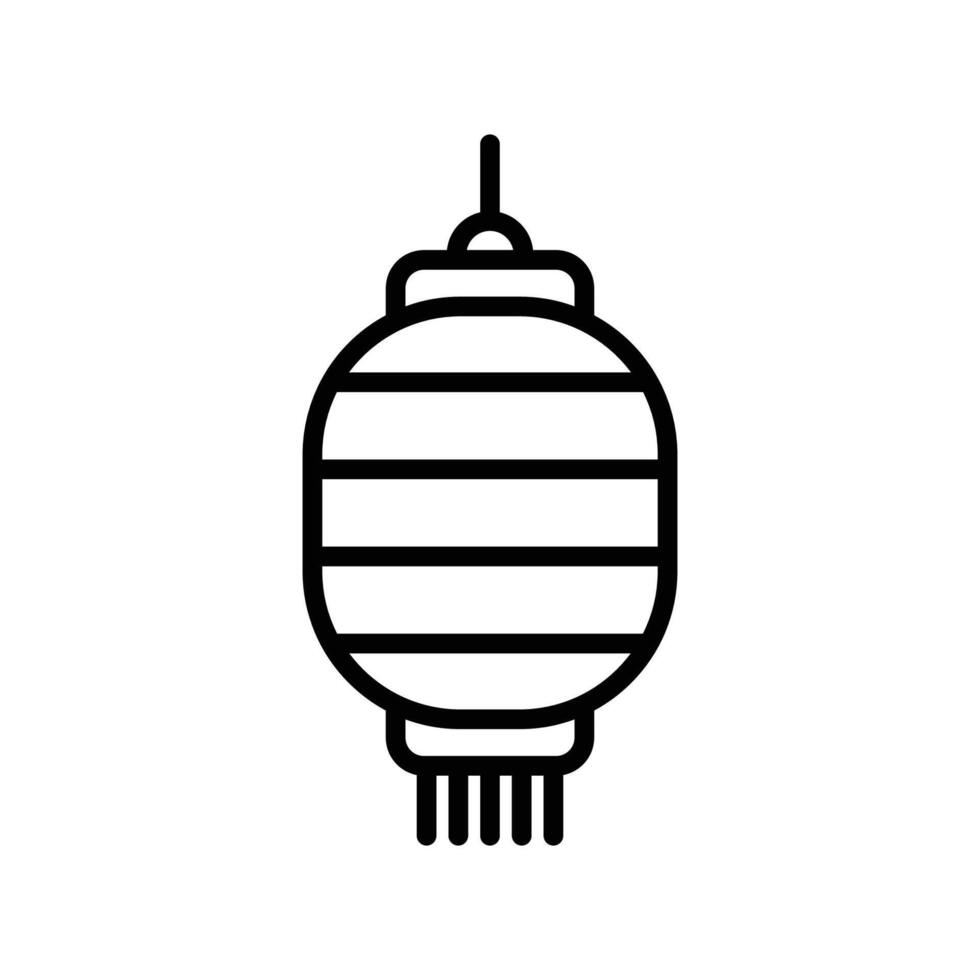 chinese lantern icon vector design template in white background