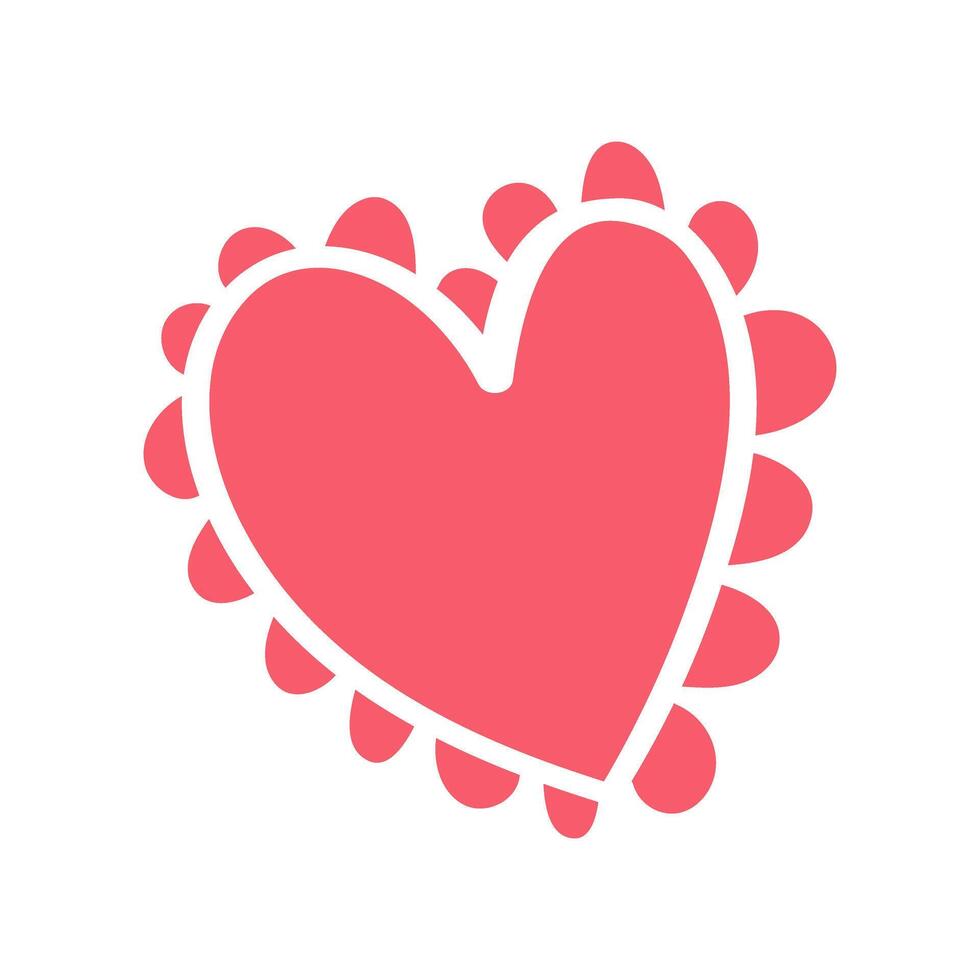 Heart icon vector. Love illustration sign. romance symbol or logo. vector