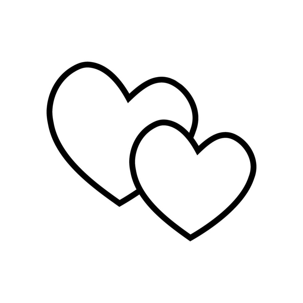 Heart icon vector. love illustration sign. romance symbol. vector