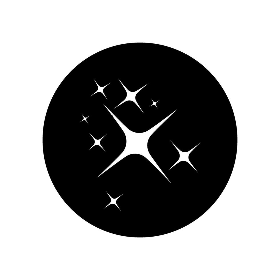 destellos icono vector. centelleo estrellas ilustración signo. brillante Estallar símbolo. estrella logo. vector