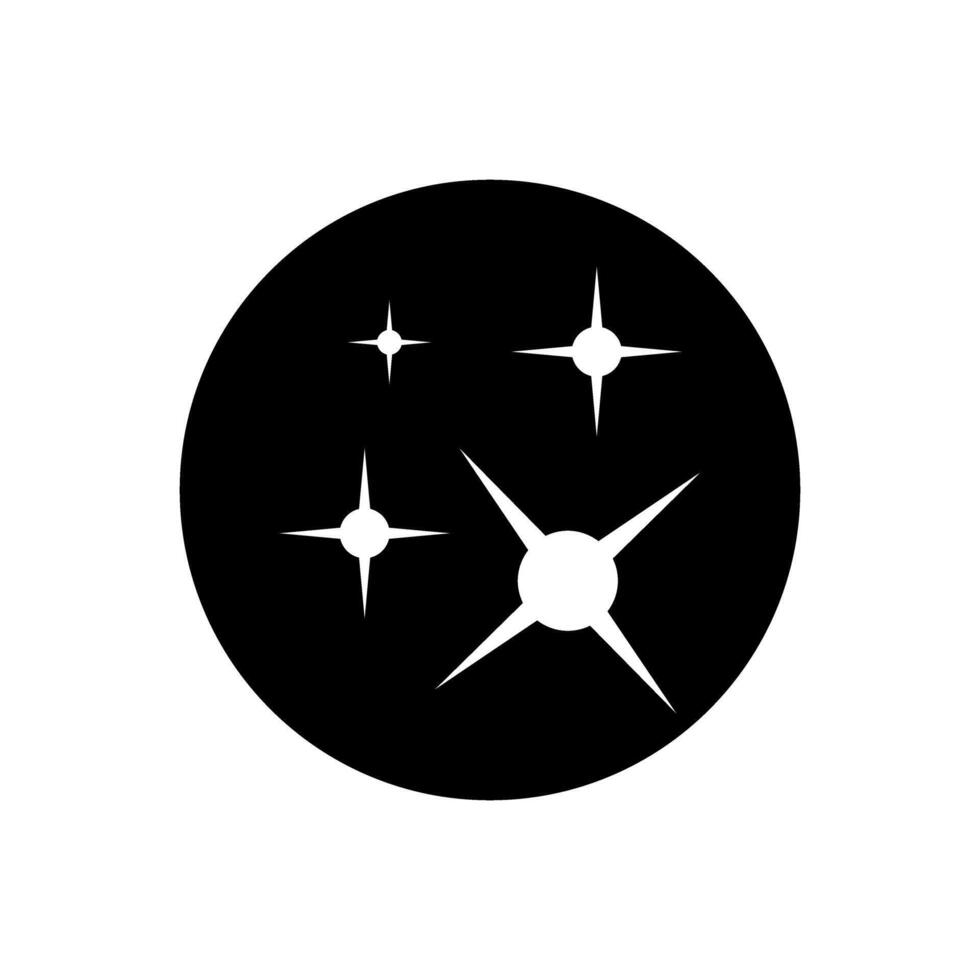 destellos icono vector. centelleo estrellas ilustración signo. brillante Estallar símbolo. estrella logo. vector