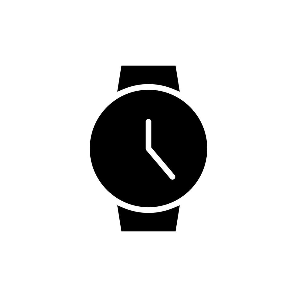 muñeca reloj icono vector colocar. pulsera reloj ilustración firmar recopilación. hora símbolo. hora logo.