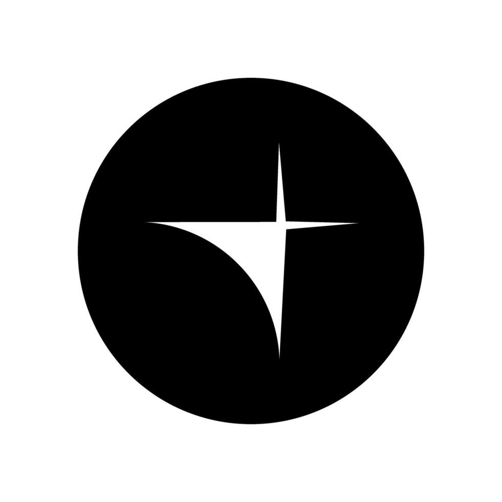 Sparkles icon vector. Twinkling stars illustration sign. Shining burst symbol. Star logo. vector