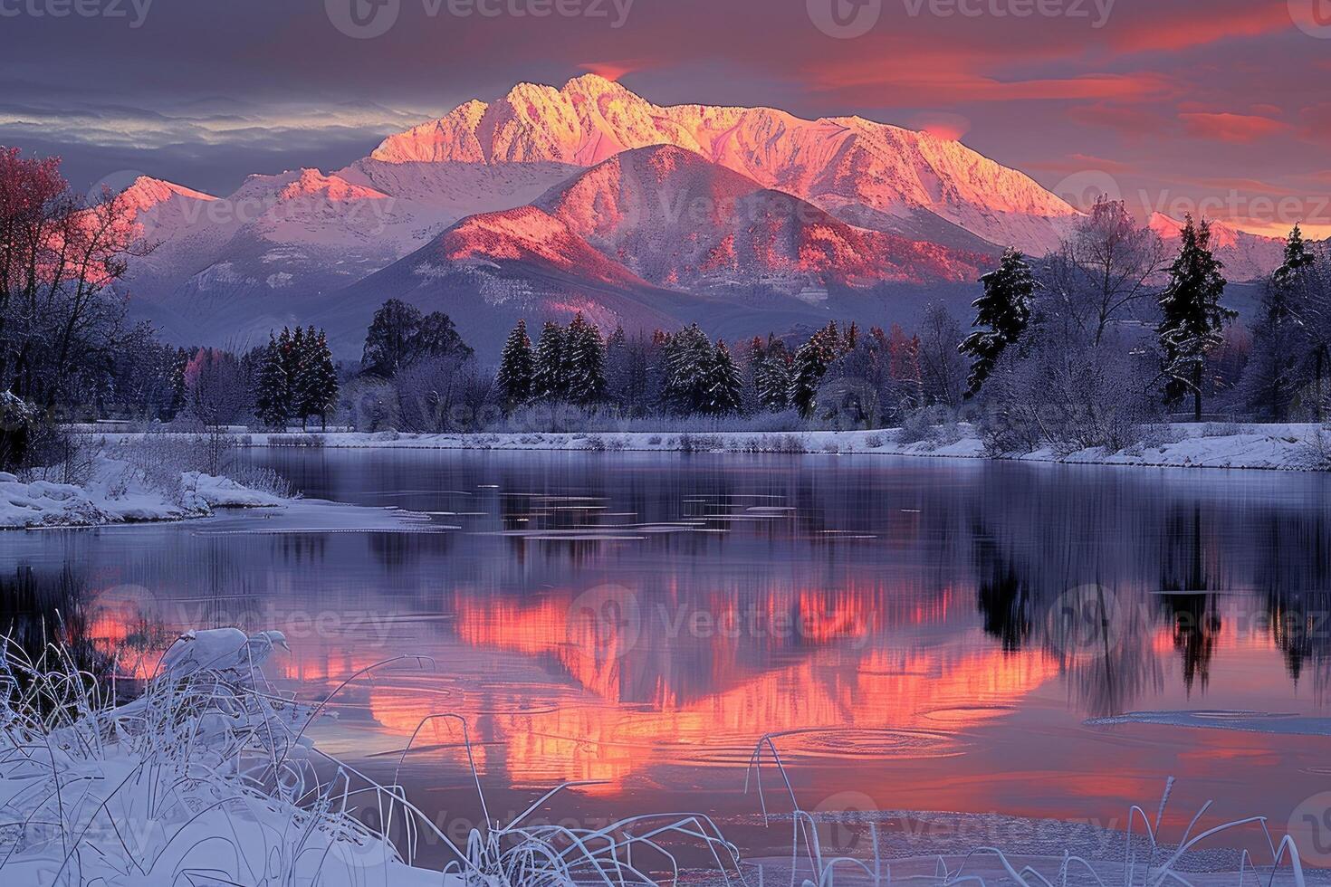AI generated Beautiful Nature Mountain Scenery professional photography photo