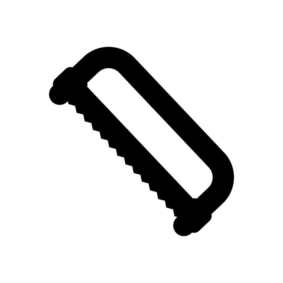 Sierra icono vector. aserradero ilustración signo. rociar símbolo. herramienta logo. vector