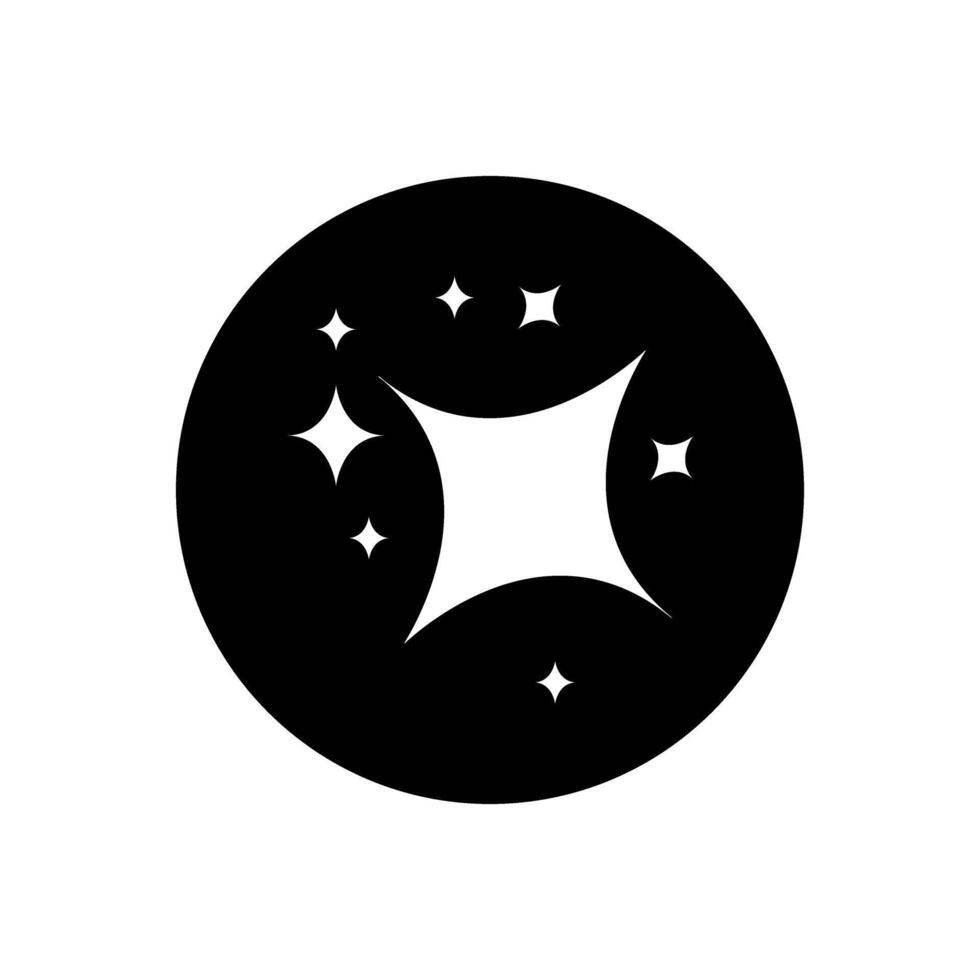 Sparkles icon vector. Twinkling stars illustration sign. Shining burst symbol. Star logo. vector