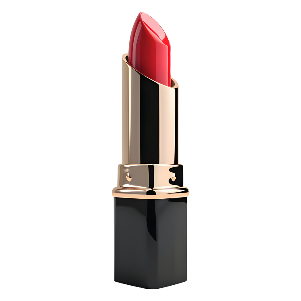 AI generated 3D Rendering of a Lipstick on Transparent Background - Ai Generated png