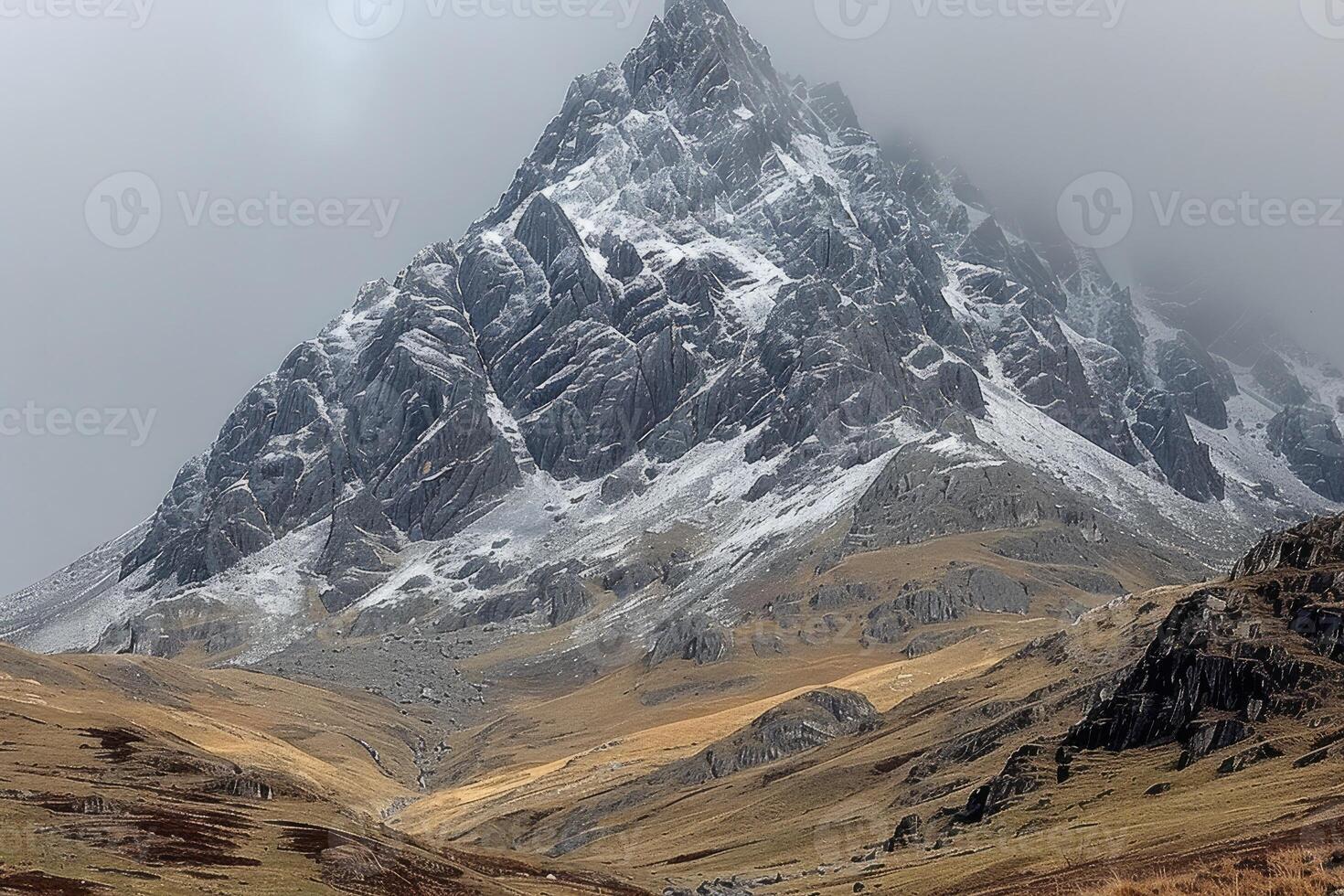 ai generado hermosa naturaleza montaña paisaje profesional fotografía foto