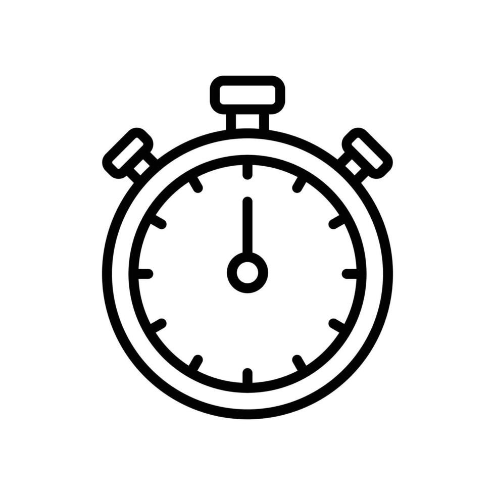 stop watch icon vector design template in white background