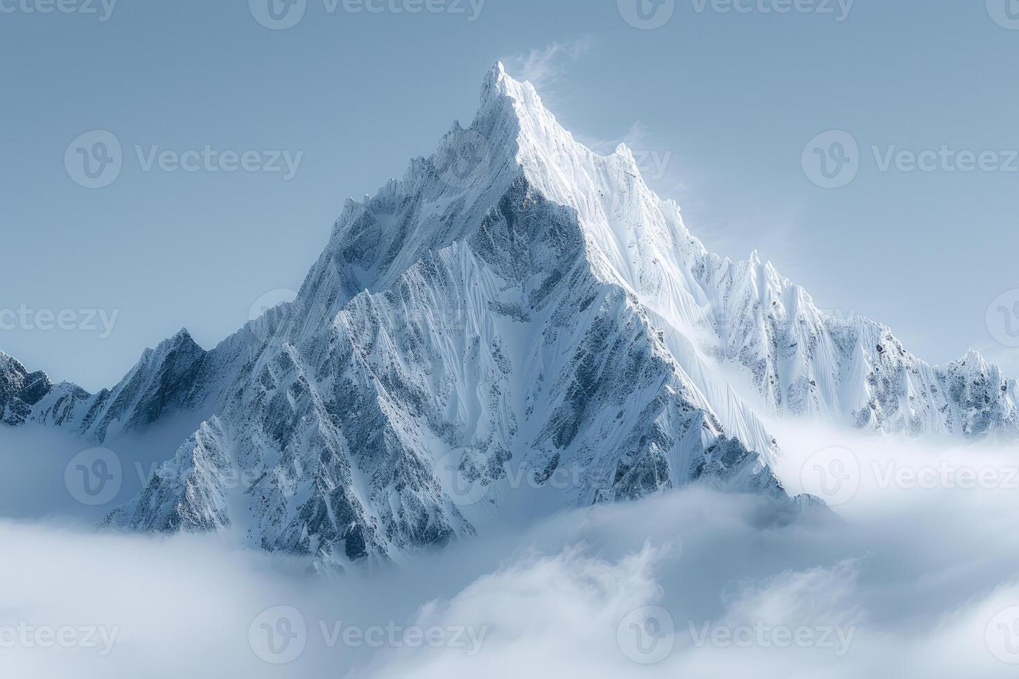 ai generado hermosa naturaleza montaña paisaje profesional fotografía foto