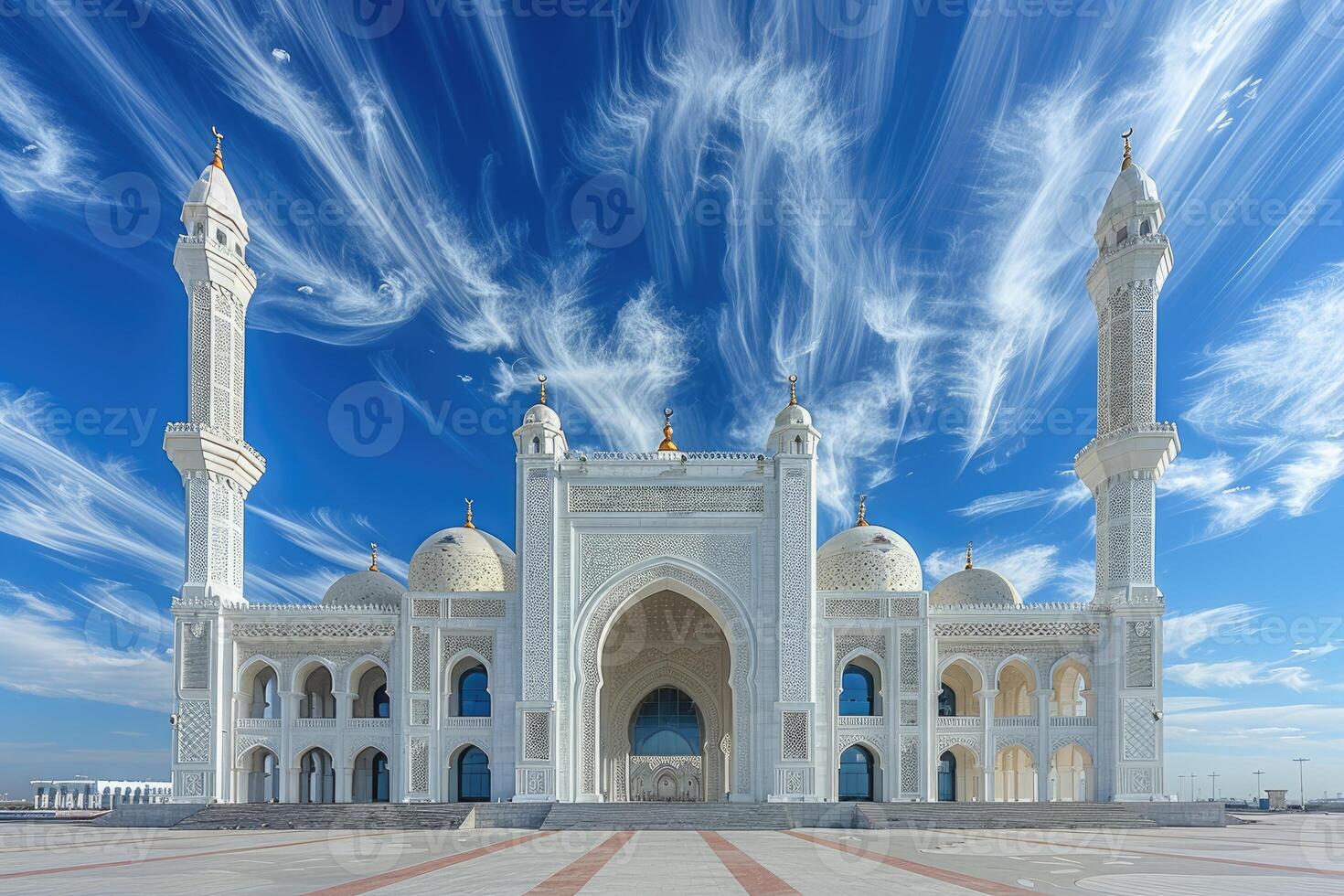 ai generado antecedentes concepto saludo tarjeta con tema relacionado a el Ramadán o eid fitr Mubarak foto