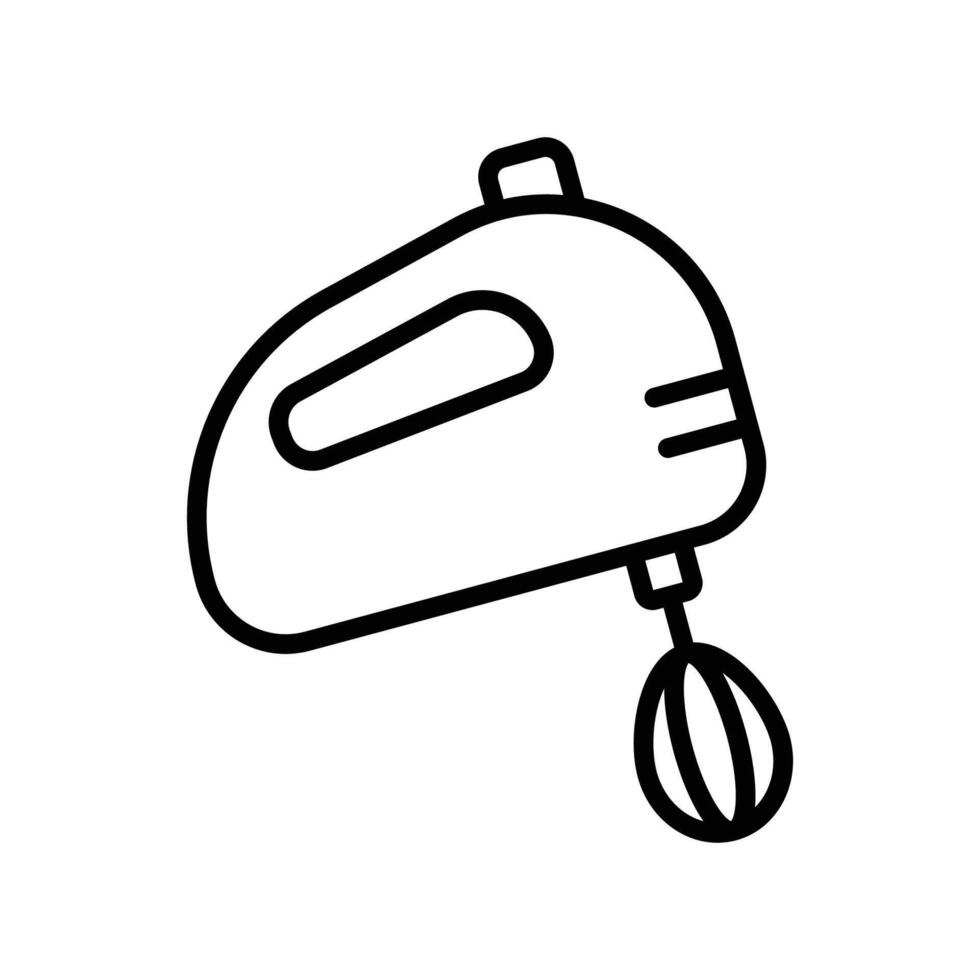 hand mixer icon vector design template in white background