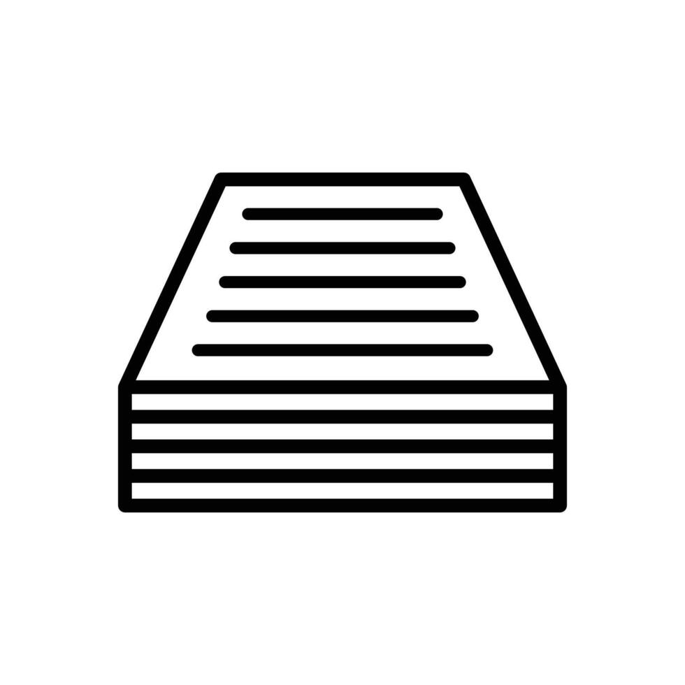 stack of paper icon vector design template in white background