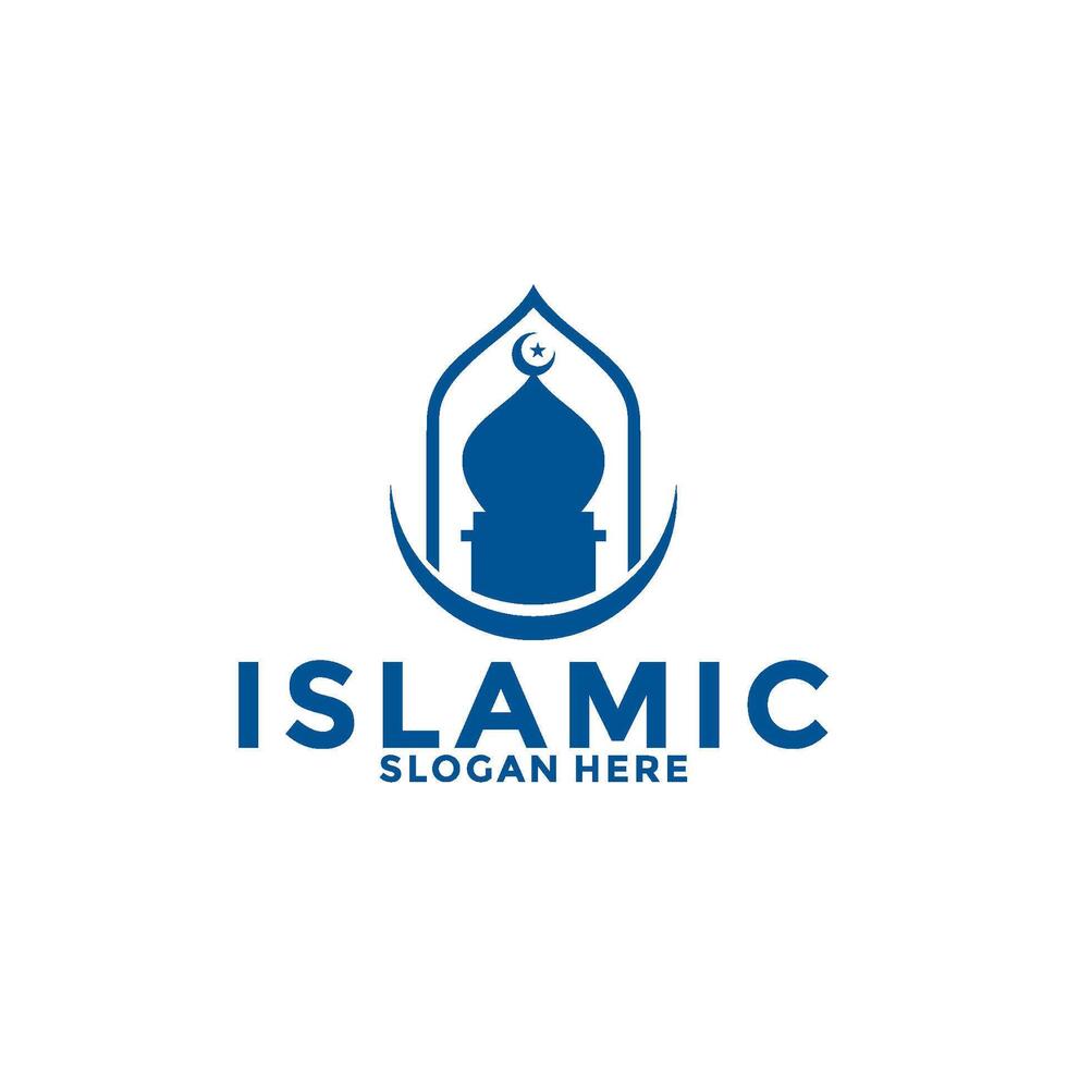 Modern Islamic Luxury Logo Vector Template, Muslim Logo Icon