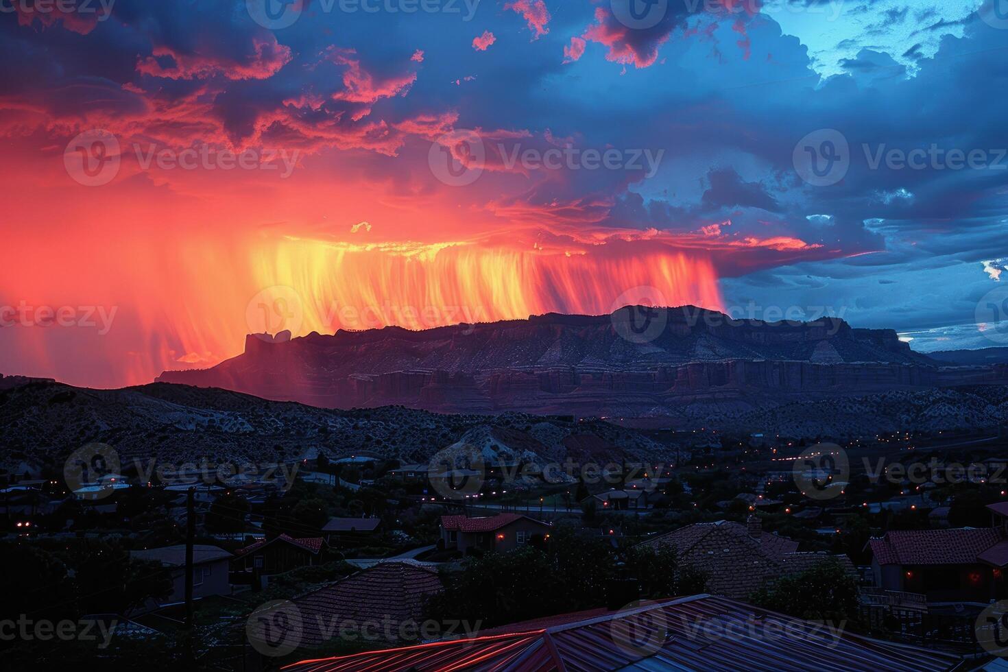 ai generado hermosa naturaleza montaña paisaje profesional fotografía foto