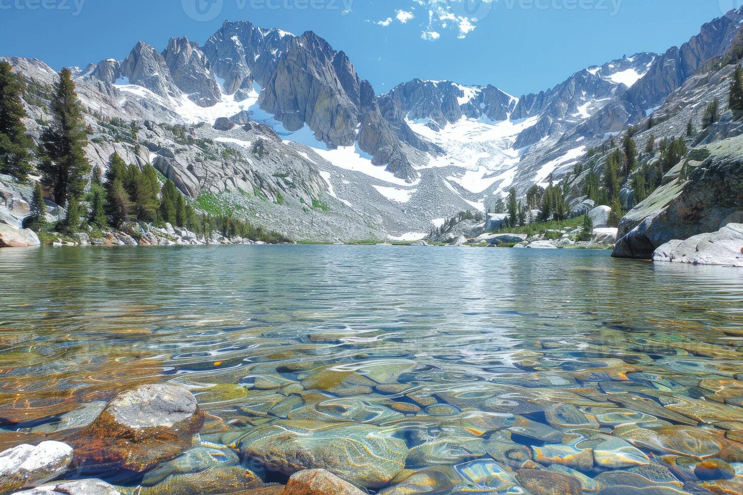 ai generado hermosa naturaleza montaña paisaje profesional fotografía foto