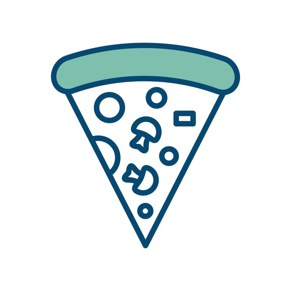 pizza icon vector design template in white background