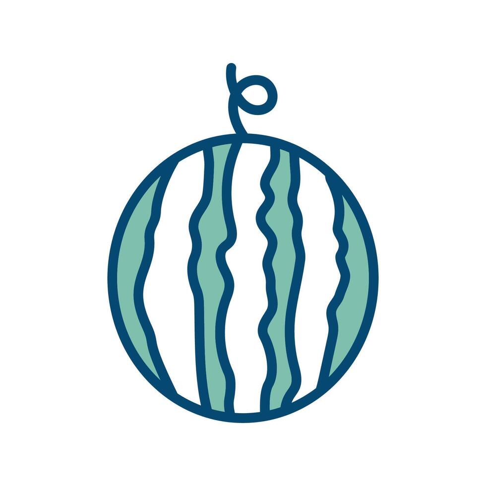 water melon icon vector design template in white background