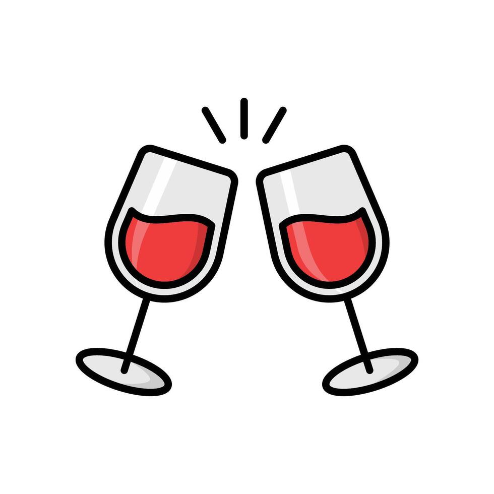 wine icon vector design template in white background