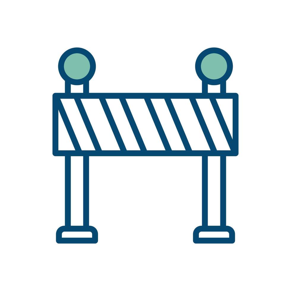 road barrier icon vector design template in white background