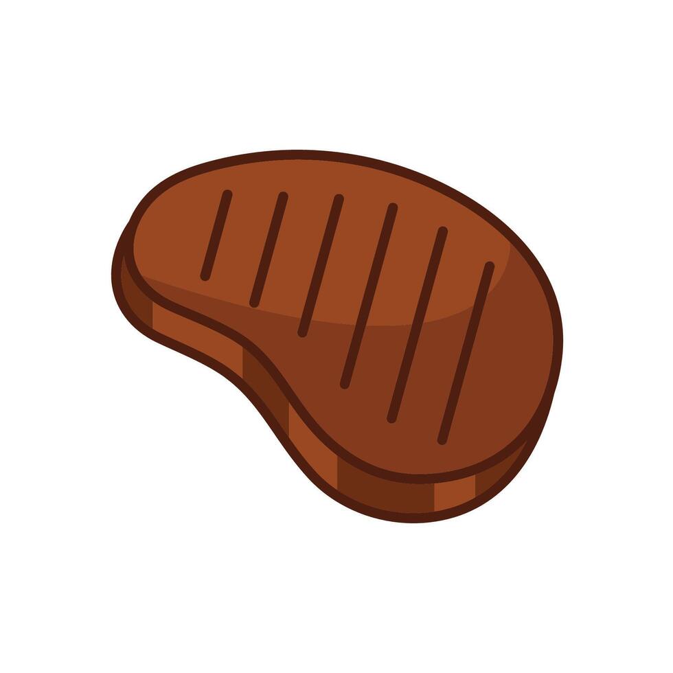 meat icon vector design template in white background