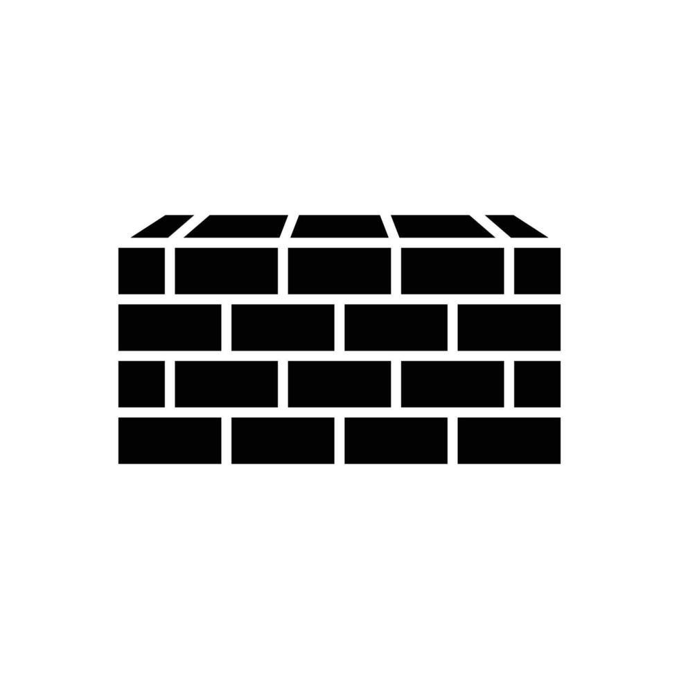 bricks icon vector design template in white background