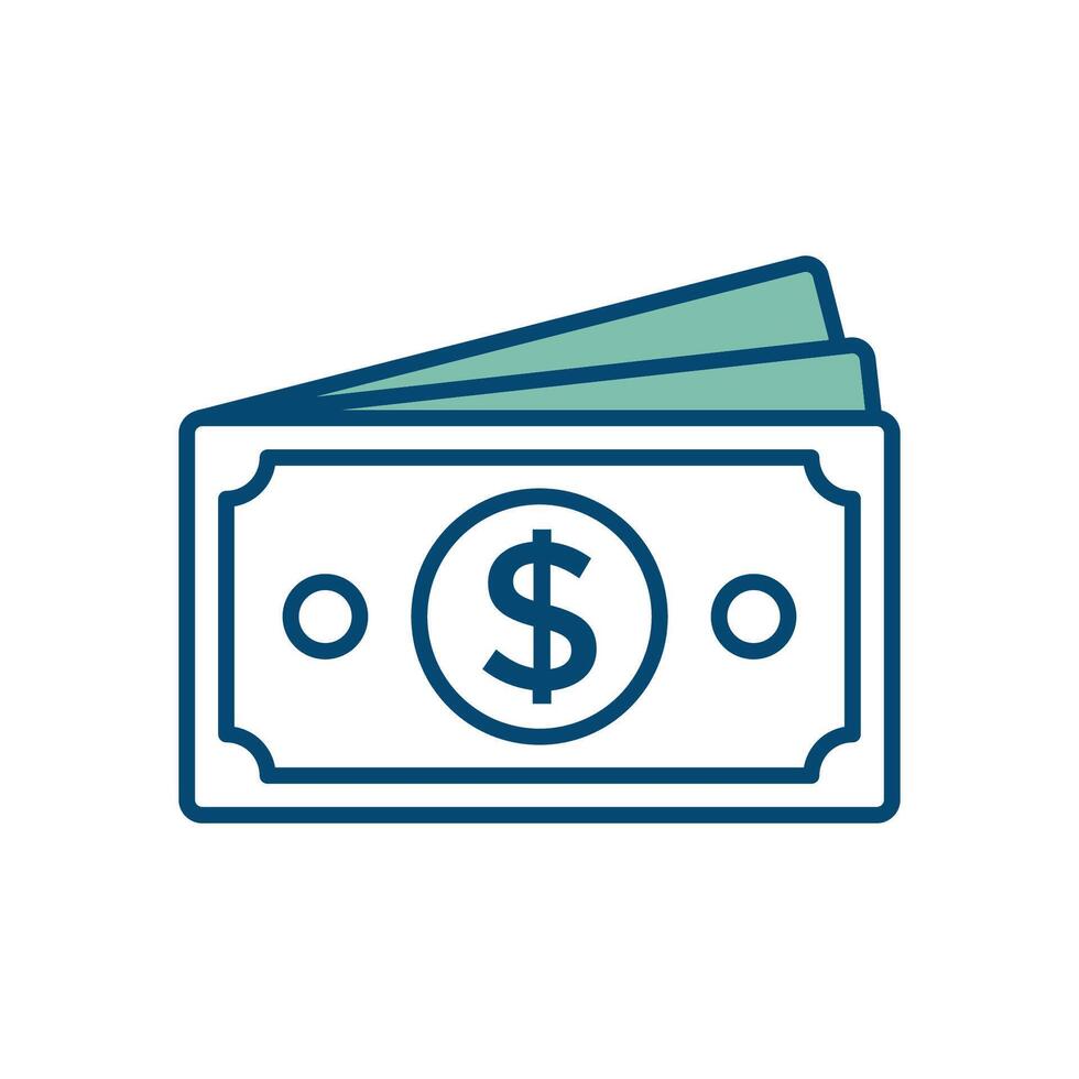 money icon vector design template in white background