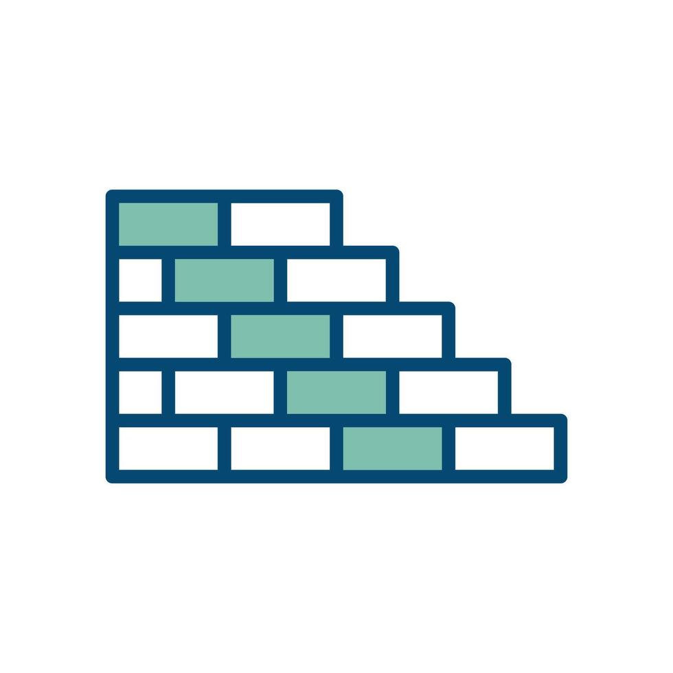 bricks icon vector design template in white background