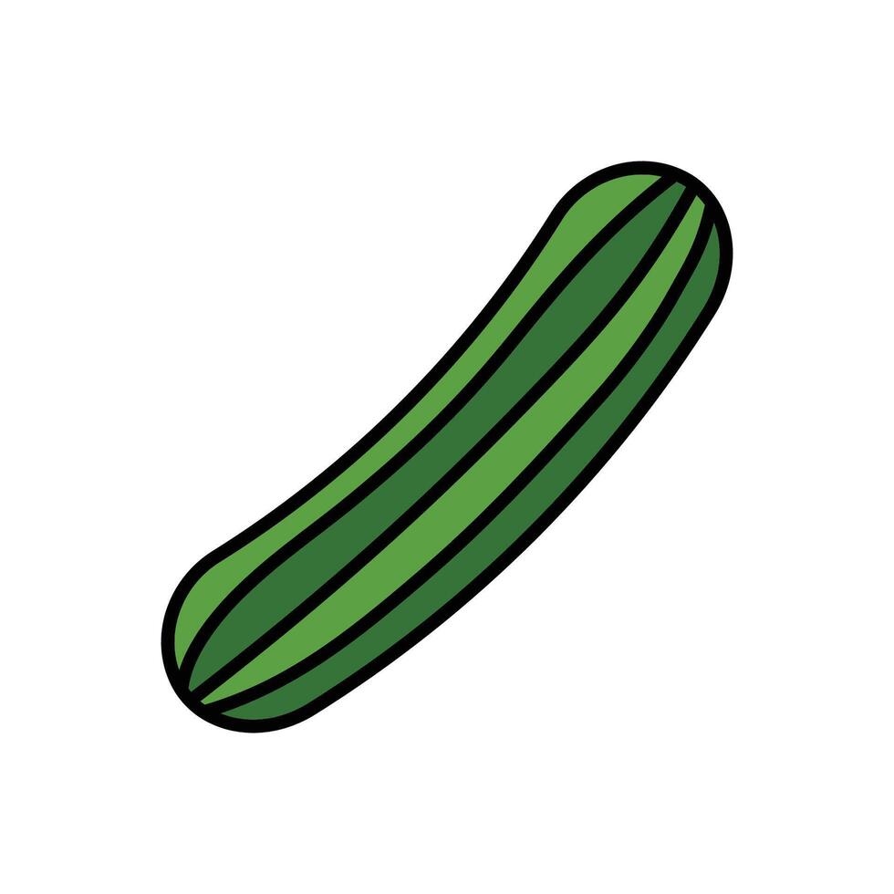 cucumber icon vector design template in white background