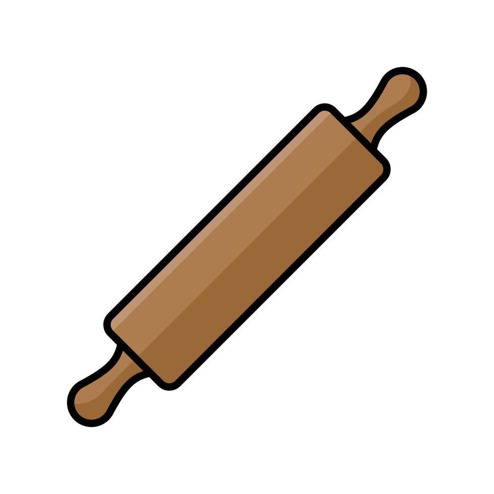 rolling pin icon vector design template in white background