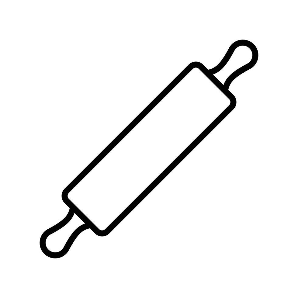 rolling pin icon vector design template in white background