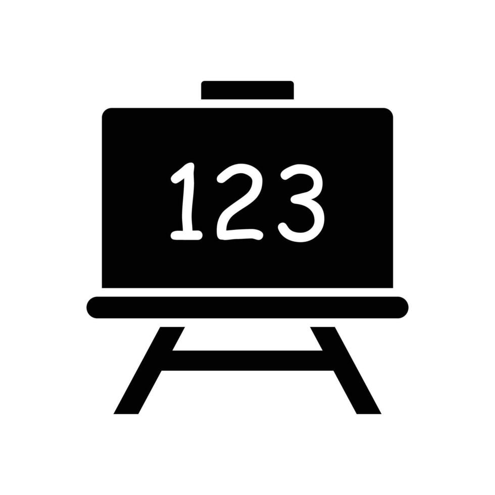 blackboard icon vector design template in white background