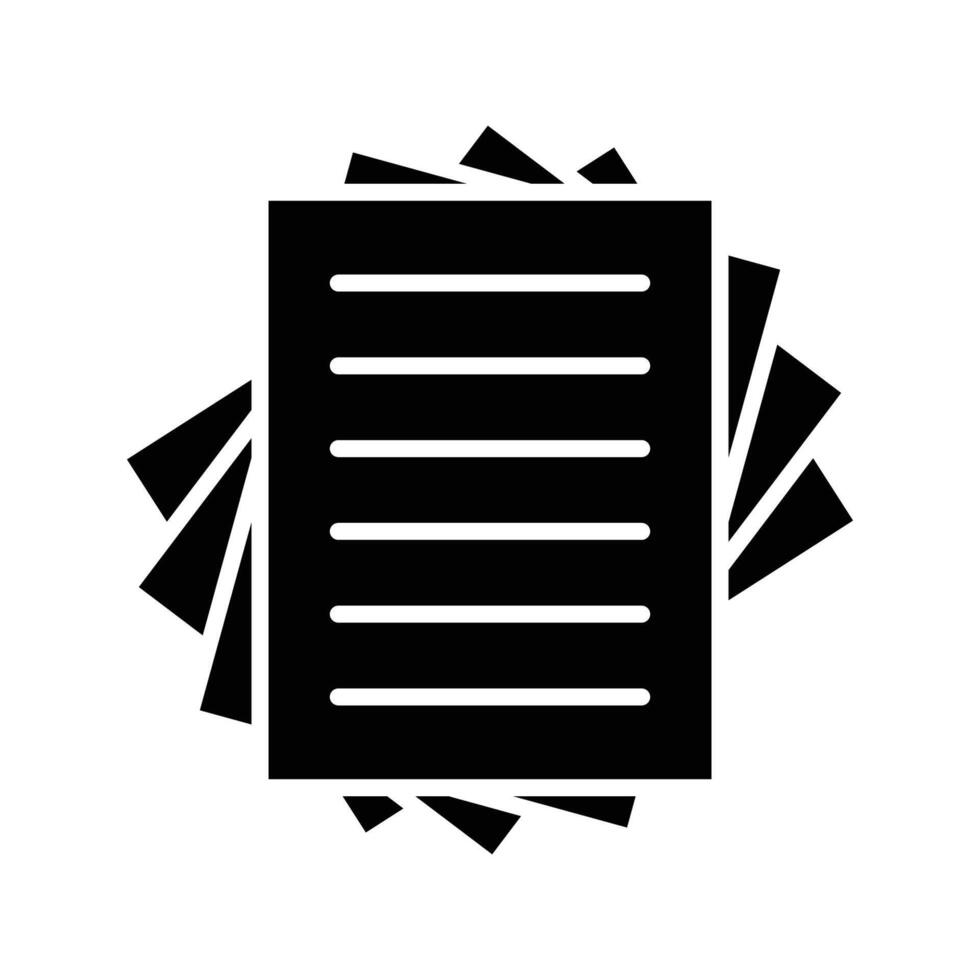 stack of paper icon vector design template in white background