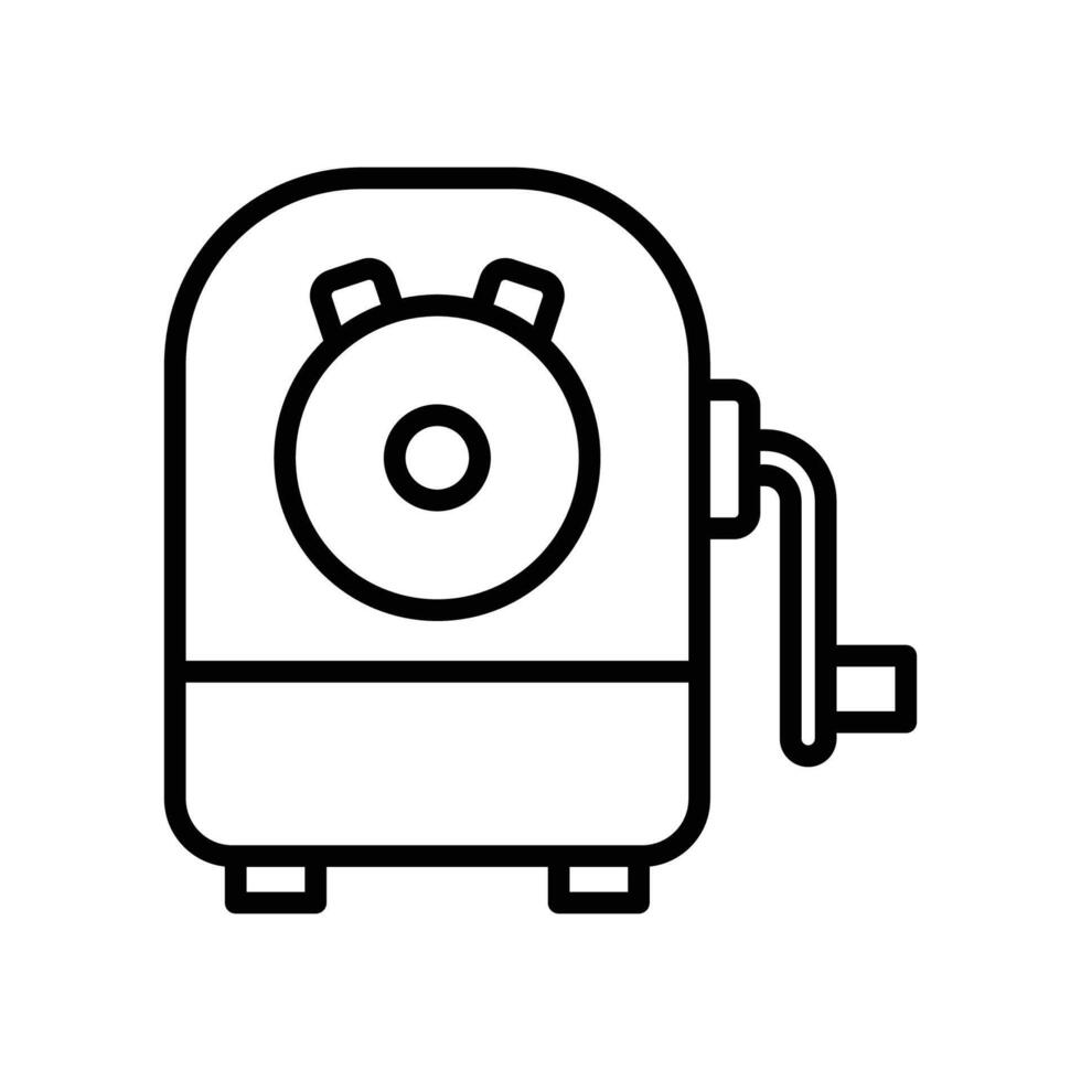 pencil sharpener icon vector design template in white background