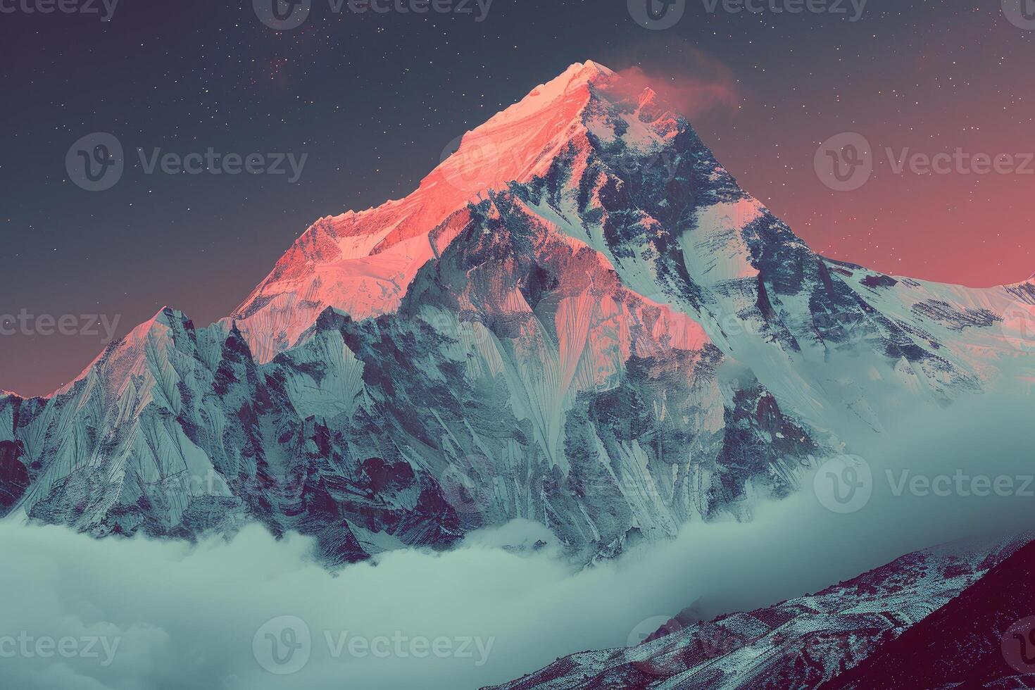 AI generated Beautiful Nature Mountain Scenery professional photography photo