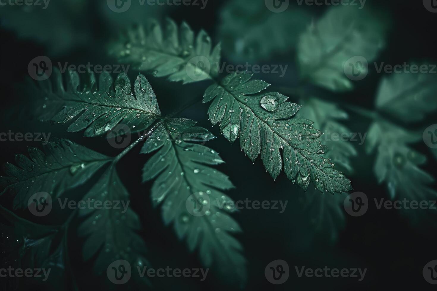 AI generated Tropical Leaves Foliage Plant Bush professional photography photo