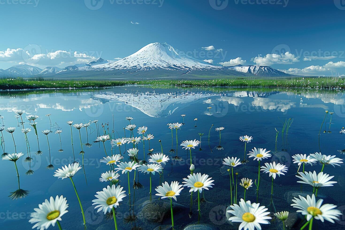 AI generated Beautiful Nature Mountain Scenery professional photography photo