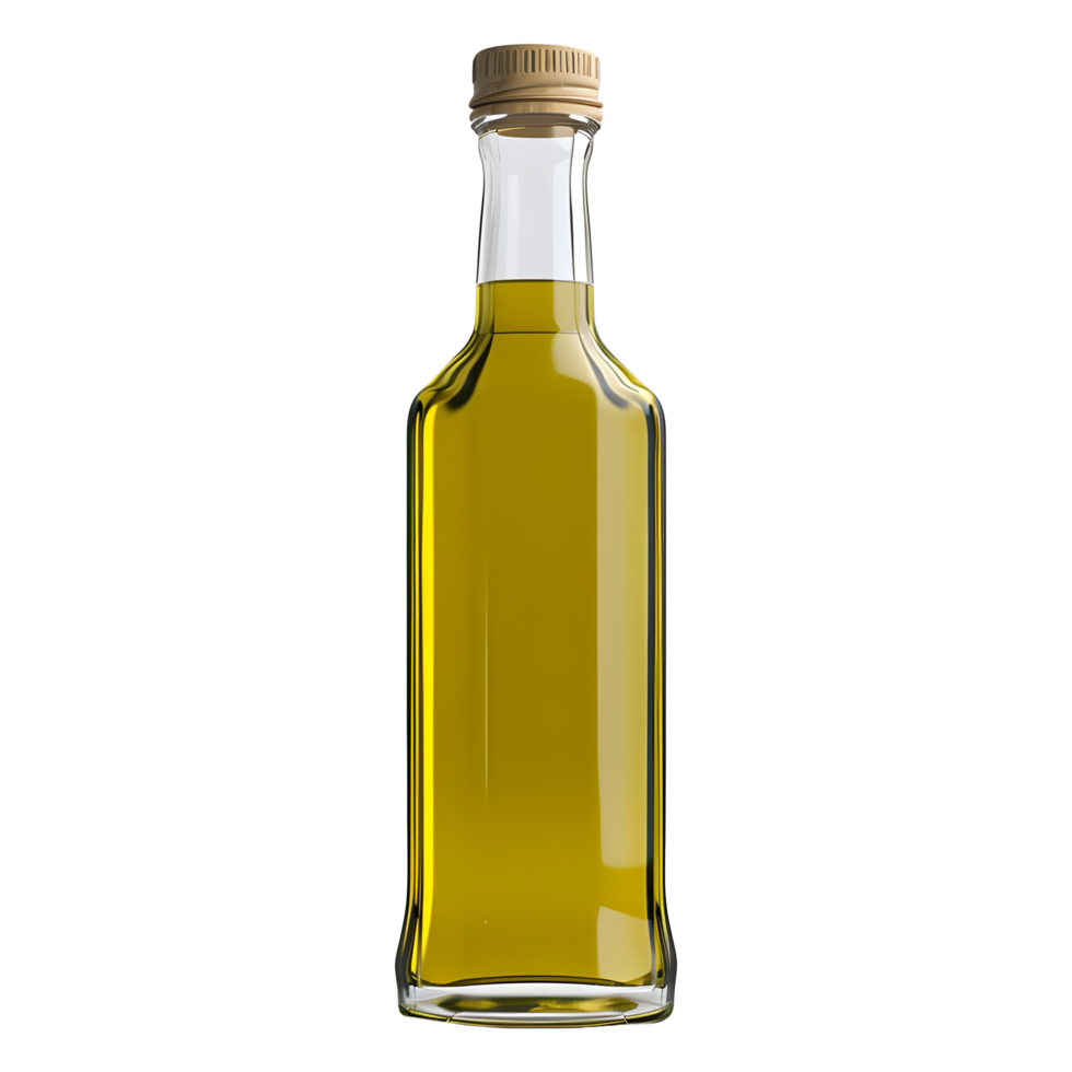 AI generated Olive Oil Bottle on Transparent background - Ai Generated png