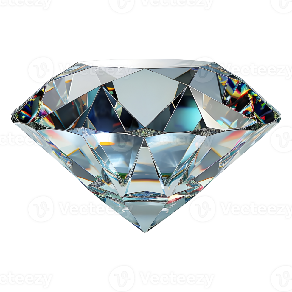 AI generated Diamond on Transparent background - Ai Generated png