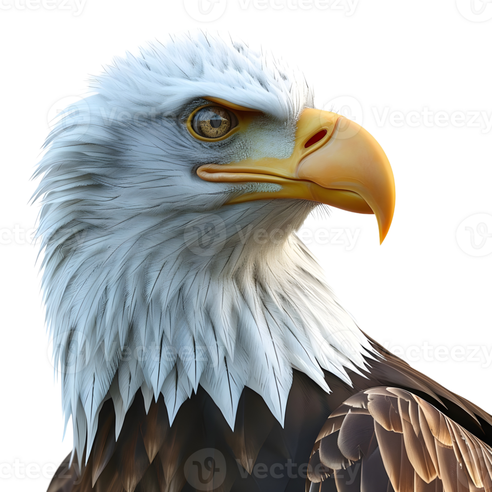 AI generated American Eagle on Transparent background - Ai Generated png