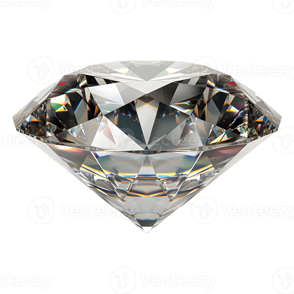 AI generated Diamond on Transparent background - Ai Generated png
