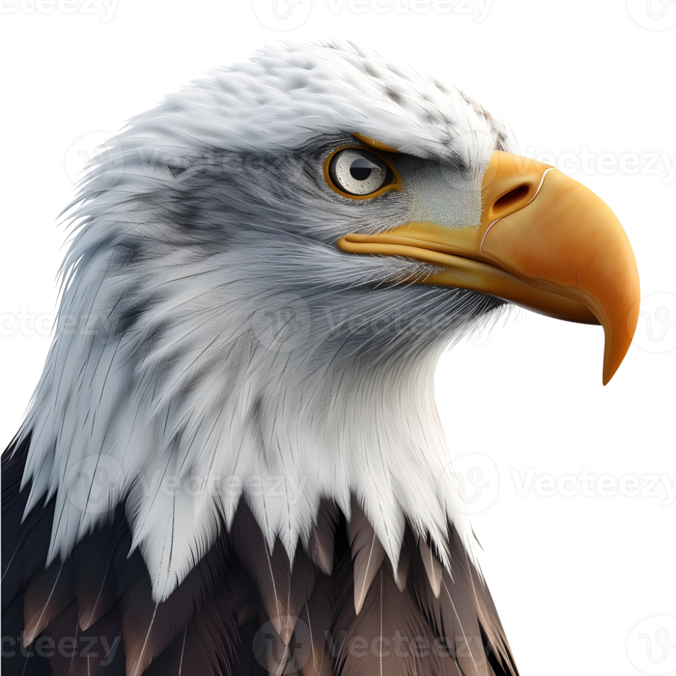AI generated American Eagle on Transparent background - Ai Generated png