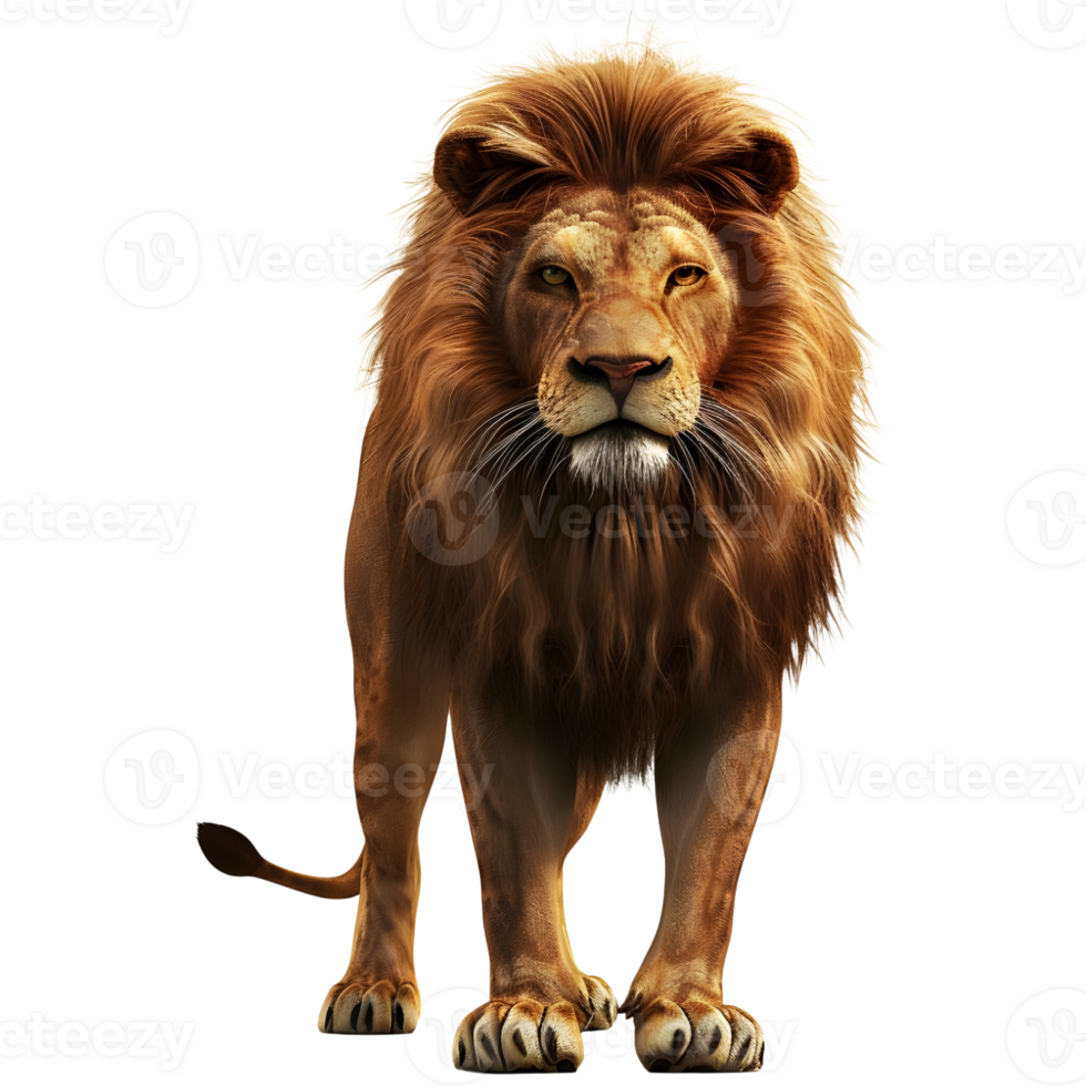 AI generated Lion on Transparent background - Ai Generated png