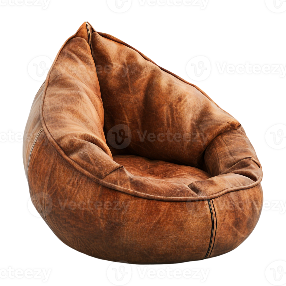 AI generated 3D Rendering of a Beanbag chair on Transparent Background Ai Generated 39213356 PNG