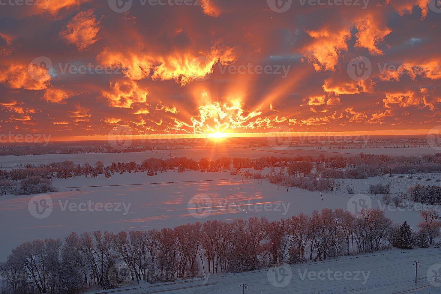 AI generated Spectacular aerial view from a drone professional photography photo