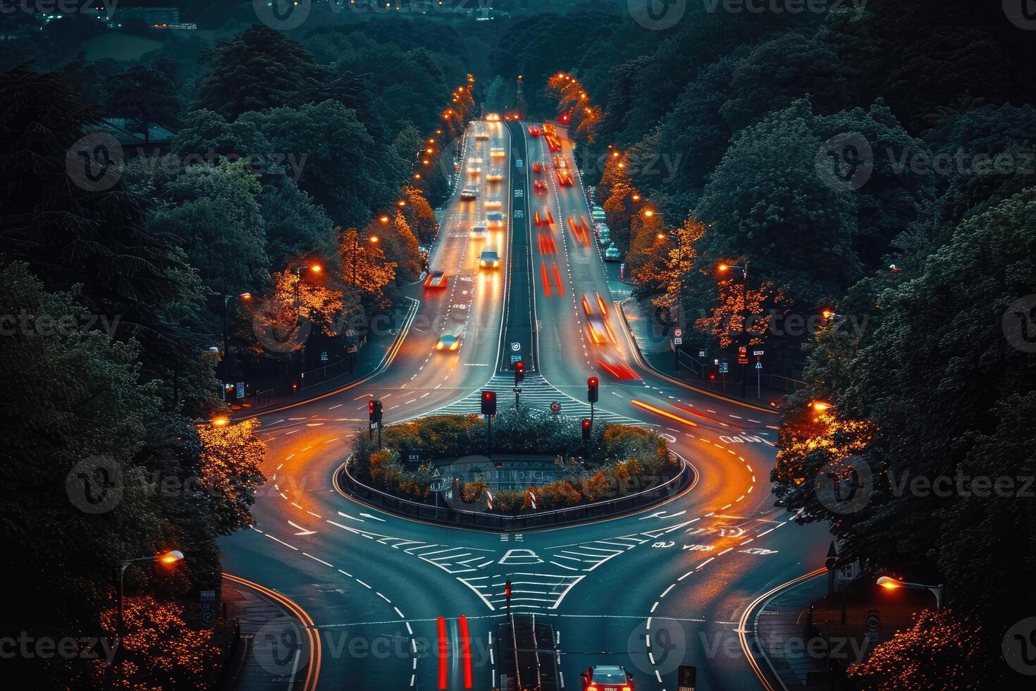 AI generated Spectacular aerial view from a drone professional photography photo