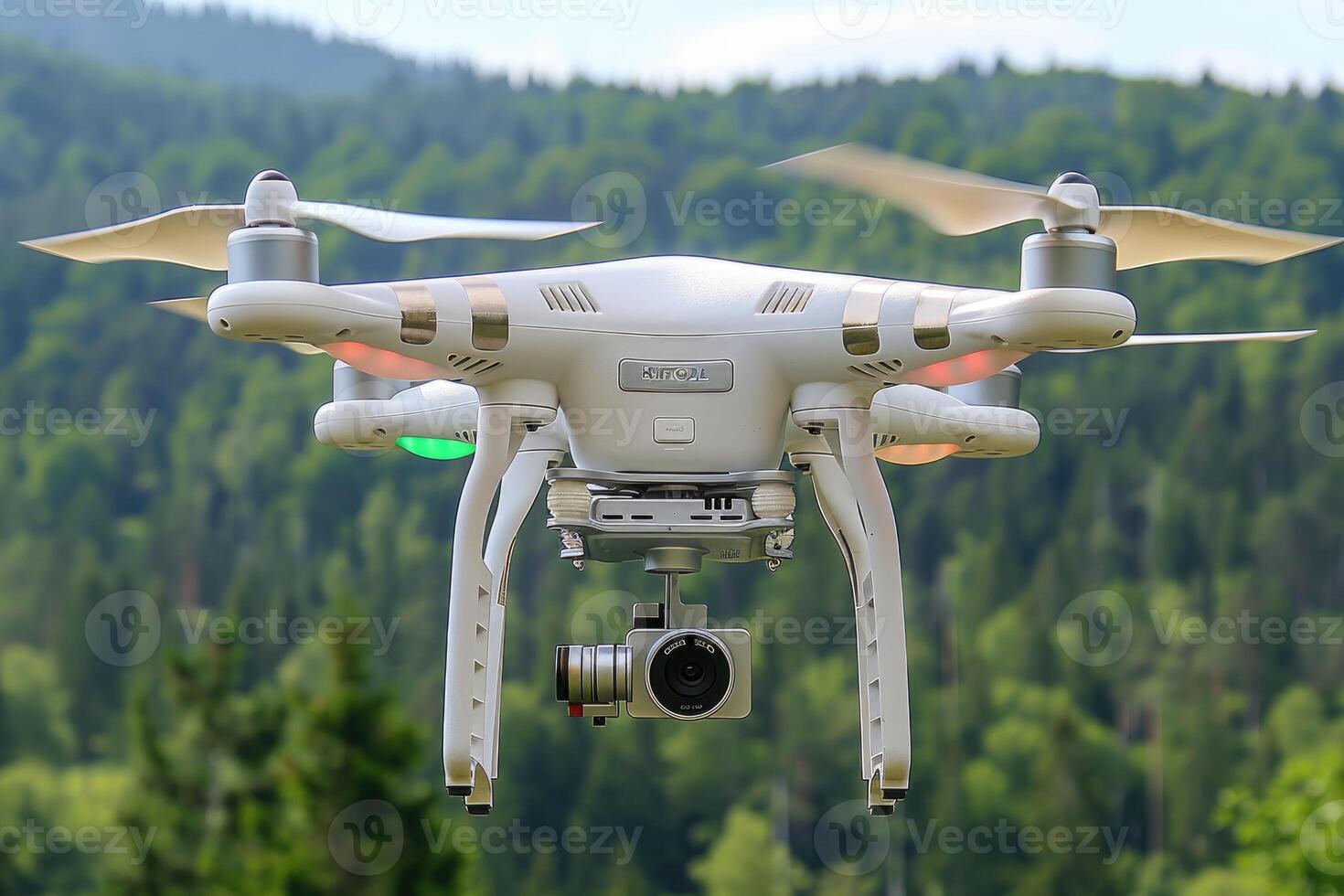 AI generated drone flying in the sky professional photography photo