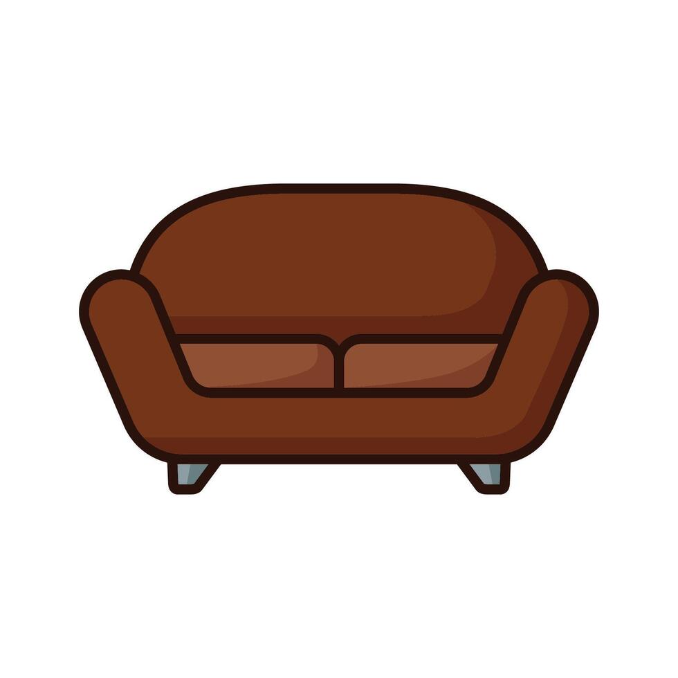 sofa icon vector design template in white background