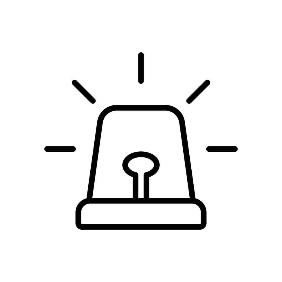siren icon vector design template in white background