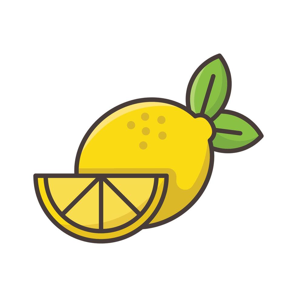 lemon icon veetocr iman vector